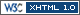 valid xhtml strict